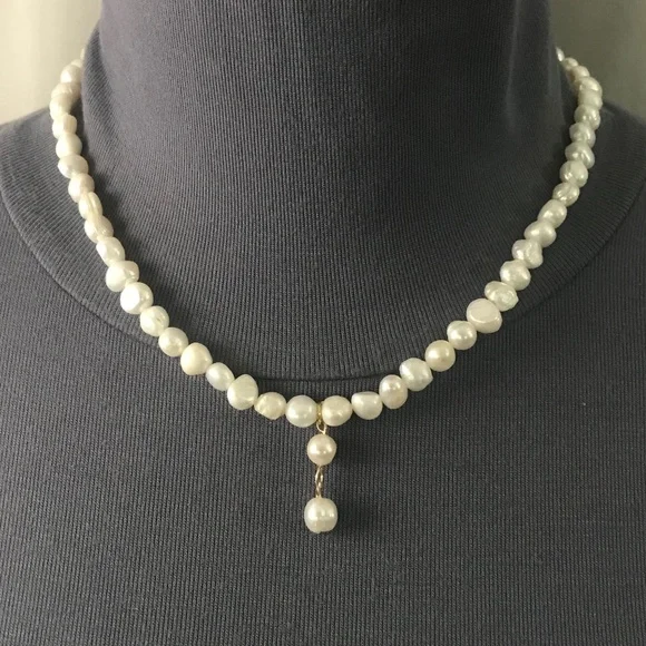 The Princess Bride Buttercup Natural Pearls Pearl Drop Necklace Handmade Replica - Picture 6 of 15